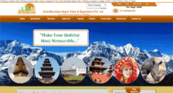 Desktop Screenshot of mountainnepaltrek.com